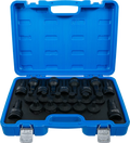 Conjunto de Encaixes de Impacto | Sextavado, Torx | 3/4" | 22 peças