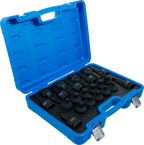 Conjunto de Encaixes de Impacto | Sextavado, Torx | 3/4" | 22 peças