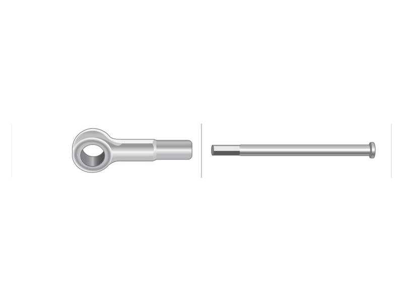 Cabo acelerador - Comp: 1000mm, Comprimento externo do cabo: 850mm. (S.62625)
