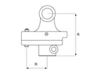 Fusivel PTO (Dimensão da cruzeta: 36 x 89mm) Tamanho: 1-3/8''-6 Estrias (S.6262)