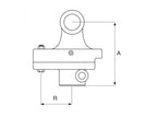 Fusivel PTO (Dimensão da cruzeta: 30.2 x 92mm) Tamanho: 1-3/4''-6 Estrias (S.6298)