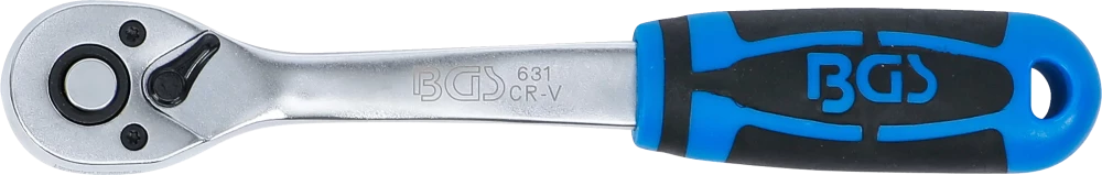 Roquete reversível | dentado fino | Saída de quadrado interno 10 mm (3/8")