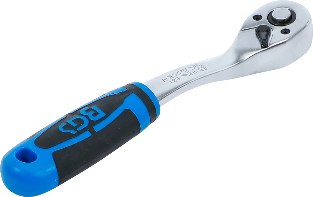 Roquete reversível | dentado fino | Saída de quadrado interno 10 mm (3/8")