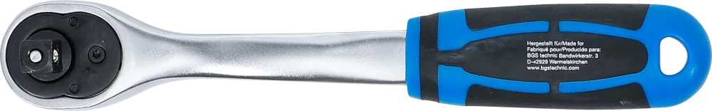 Roquete reversível | dentado fino | Saída de quadrado interno 10 mm (3/8")