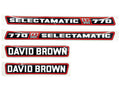 Kit Autocolantes 770 Selectamatic (S.63342)