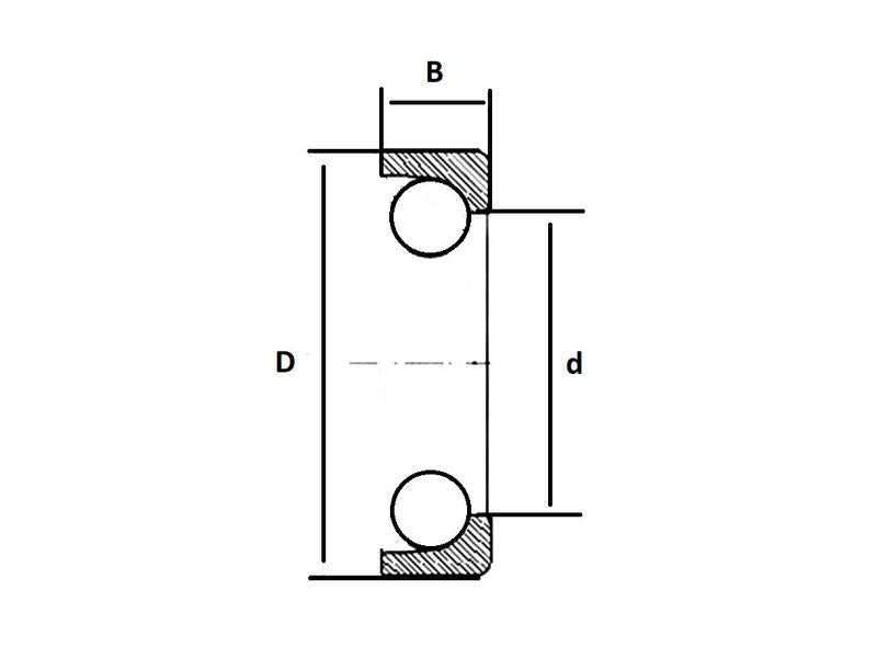 Sparex Rolamento volante (E1ADKN3556) (S.65162)