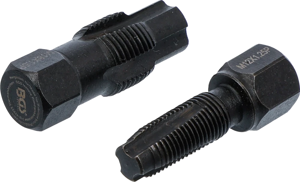 Ferramenta de reparação para rosca de sonda Lambda | M18 x 1,5 mm | M12 x 1,25 mm | 2 peças