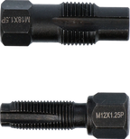 Ferramenta de reparação para rosca de sonda Lambda | M18 x 1,5 mm | M12 x 1,25 mm | 2 peças