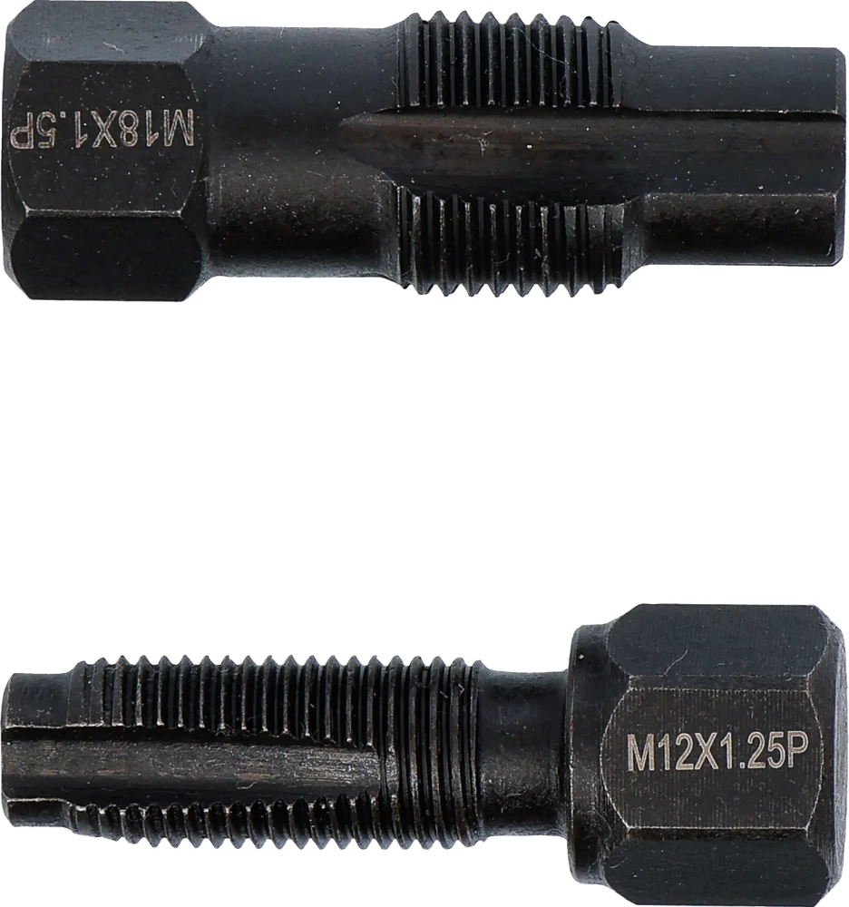 Ferramenta de reparação para rosca de sonda Lambda | M18 x 1,5 mm | M12 x 1,25 mm | 2 peças