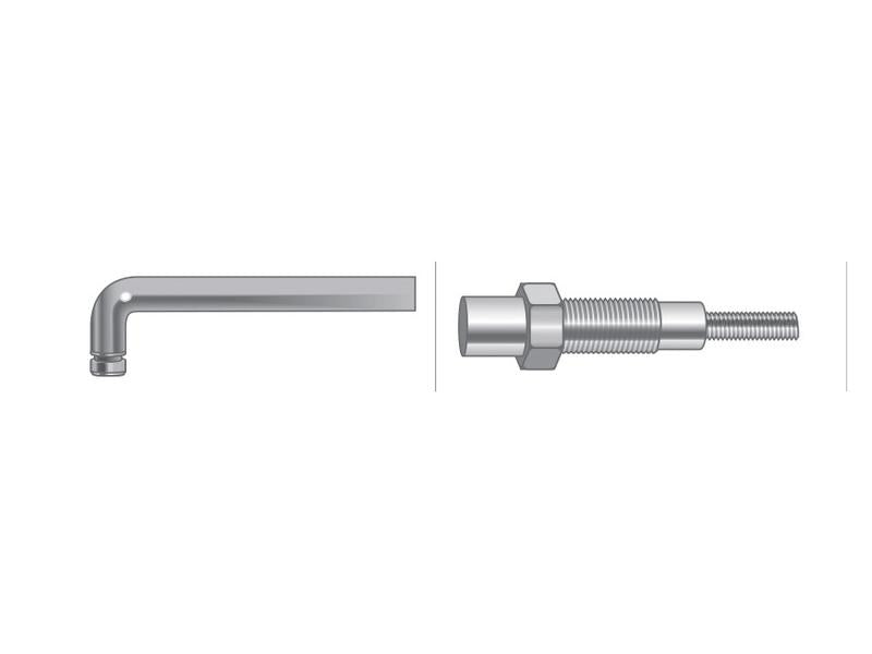 Cabo stop - Comp: 1353mm, Comprimento externo do cabo: 1023mm. (S.65652)
