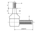 Ponteira, Comp: 76mm (S.65668)