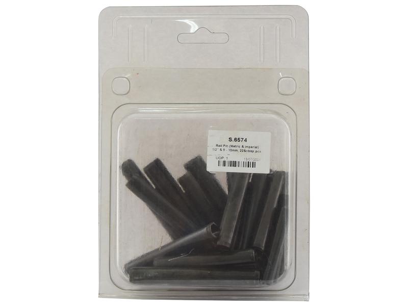 Agripak. 22 un. Cavilhas elásticas (mét., pol.) (S.6574)