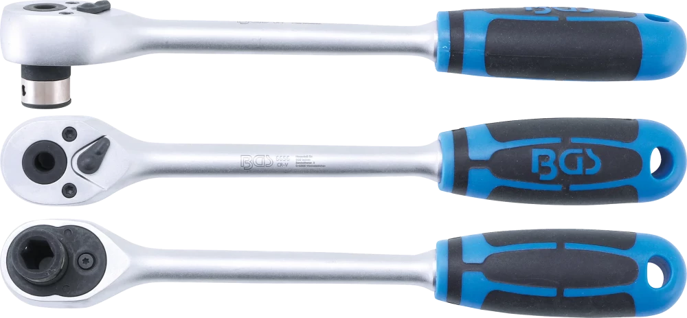Roquete para pontas | extra longo | Saída de sextavado interno 10 mm (3/8") | 240 mm