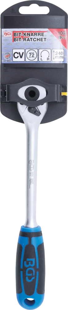Roquete para pontas | extra longo | Saída de sextavado interno 10 mm (3/8") | 240 mm