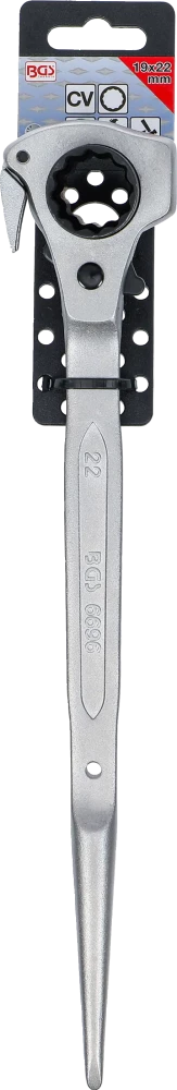 Roquete para andaimes | 4 em 1 | 19 x 22 mm