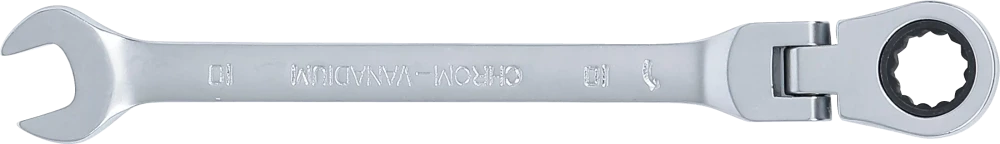 Chave de boca com anel de roquete | articulada | 10 mm