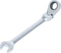 Chave de boca com anel de roquete | articulada | 13 mm