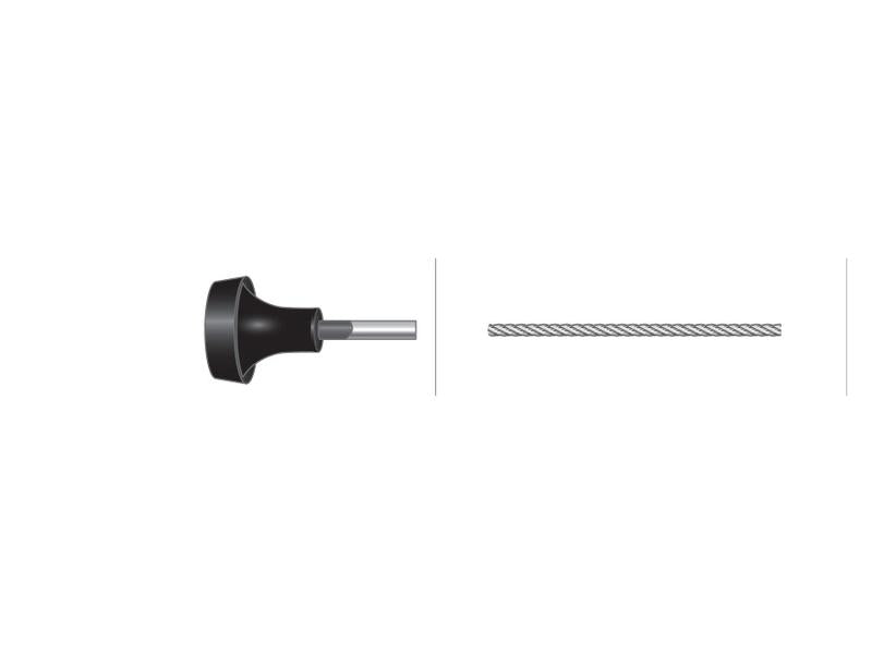 Cabo stop - Comp: 1425mm, Comprimento externo do cabo: 1213mm. (S.67271)