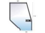 Vidro de porta Dt. (S.67676)