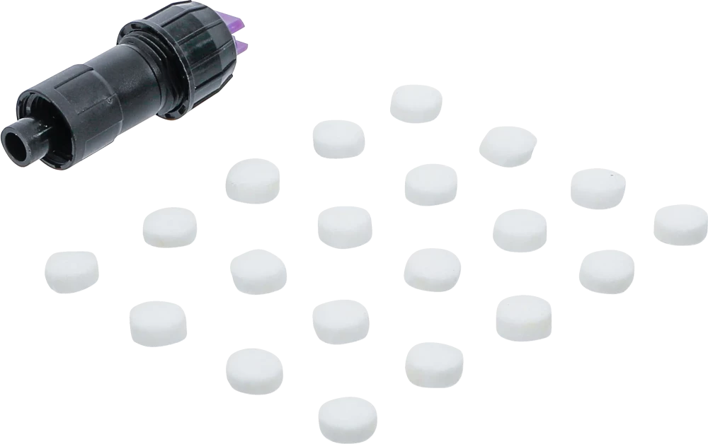 Conjunto de bocal e filtro de substituição | para espuma de frasco pulverizador de bomba | para BGS 6771 | 21 peças