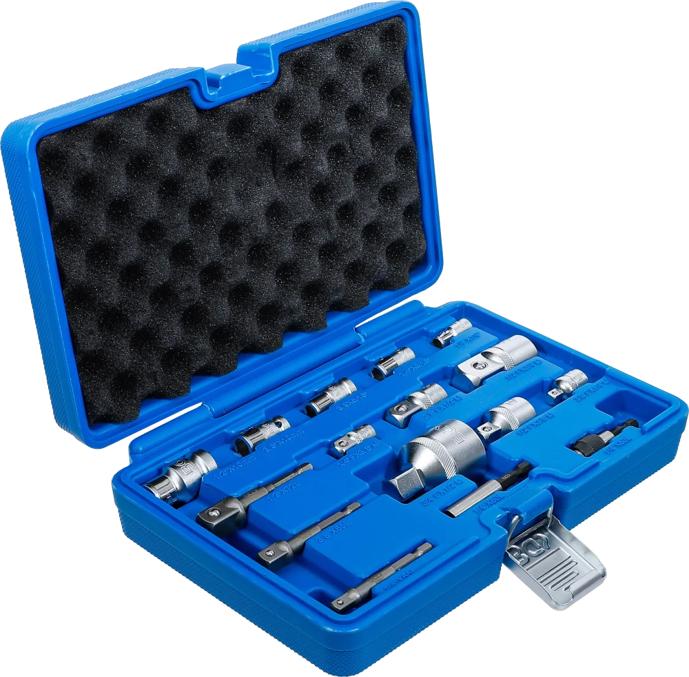 Conjunto de adaptadores de pontas / adaptadores de chave de caixa | 16 peças