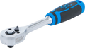 Roquete reversível | versão reta | dentado fino | 6,3 mm (1/4")