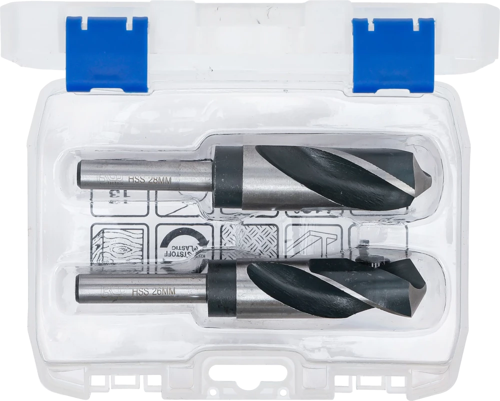 Conjunto de brocas de HSS | 26 - 28 mm | 2 peças