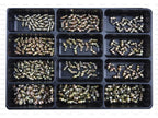 caixa 280 un. Kit Copos Lub. met M6, M8, M10 Assorted (S.68053)