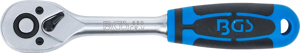 Roquete reversível | versão reta | dentado fino | 6,3 mm (1/4")