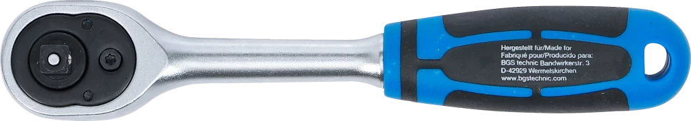 Roquete reversível | versão reta | dentado fino | 6,3 mm (1/4")