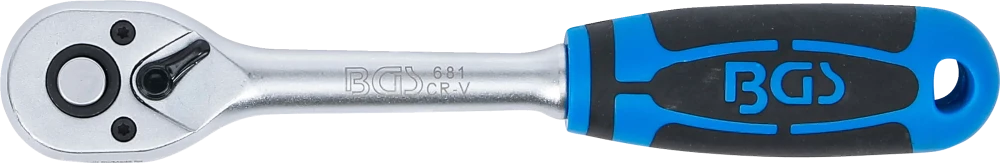 Roquete reversível | versão reta | dentado fino | 10 mm (3/8")