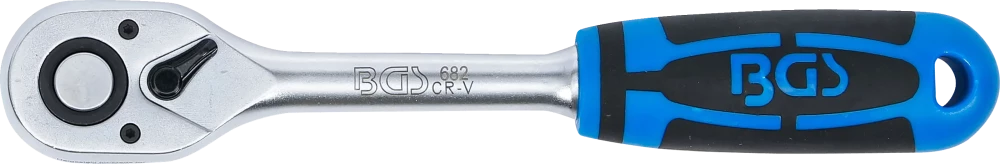 Roquete reversível | versão reta | dentado fino | 12,5 mm (1/2")