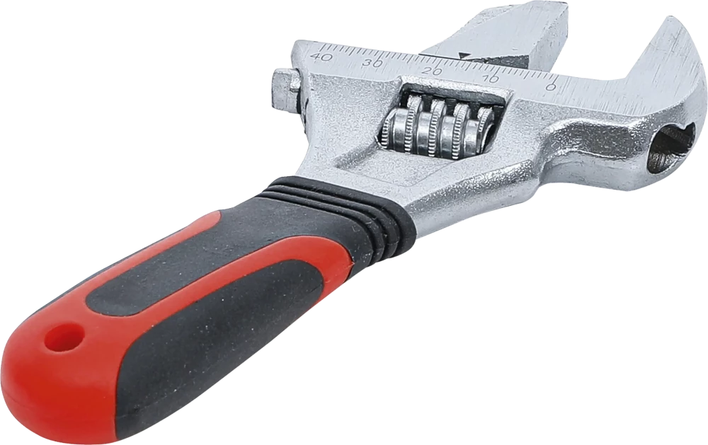 Chave francesa com punho de plástico macio | máx. 38 mm