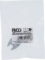 Chave de boca de encaixe | 7 mm | admissão 9 x 12 mm