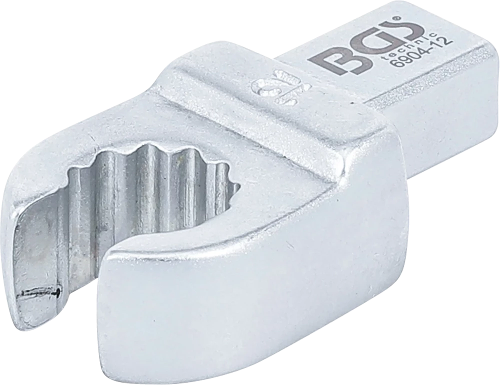 Chave de anel de encaixe | aberta | 12 mm | admissão 9 x 12 mm
