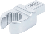 Chave de anel de encaixe | aberta | 13 mm | admissão 9 x 12 mm