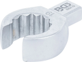 Chave de anel de encaixe | aberta | 19 mm | admissão 9 x 12 mm
