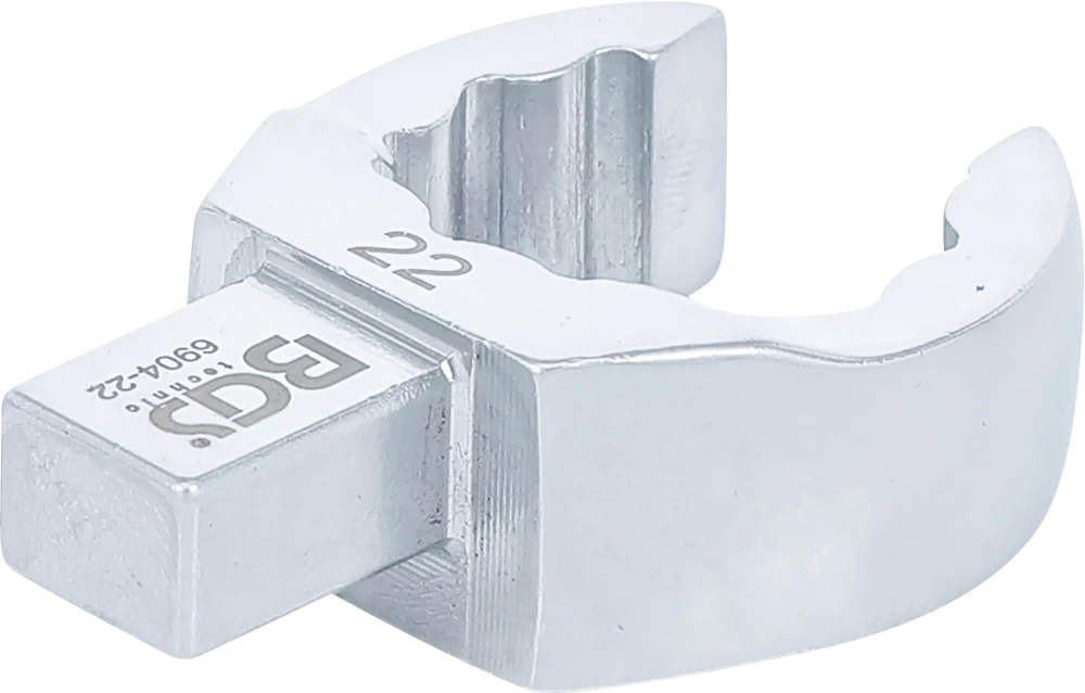 Chave de anel de encaixe | aberta | 22 mm | admissão 9 x 12 mm