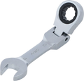 Chave de boca com anel de roquete | curta | articulada | 12 mm