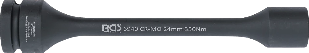 Encaixe para chave de caixa de impacto de torção sextavado | Entrada de quadrado interno de 25 mm (1") | 24 mm | 350 Nm