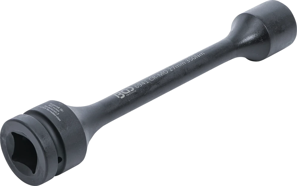 Encaixe para chave de caixa de impacto de torção sextavado | Entrada de quadrado interno de 25 mm (1") | 27 mm | 350 Nm