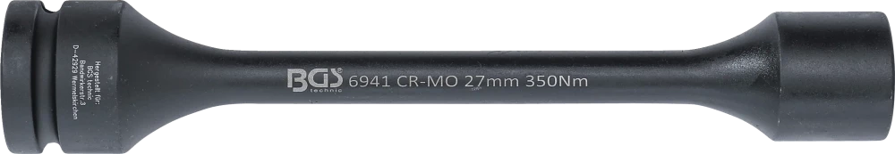 Encaixe para chave de caixa de impacto de torção sextavado | Entrada de quadrado interno de 25 mm (1") | 27 mm | 350 Nm