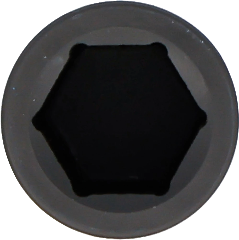 Encaixe para chave de caixa de impacto de torção sextavado | Entrada de quadrado interno de 25 mm (1") | 30 mm | 350 Nm