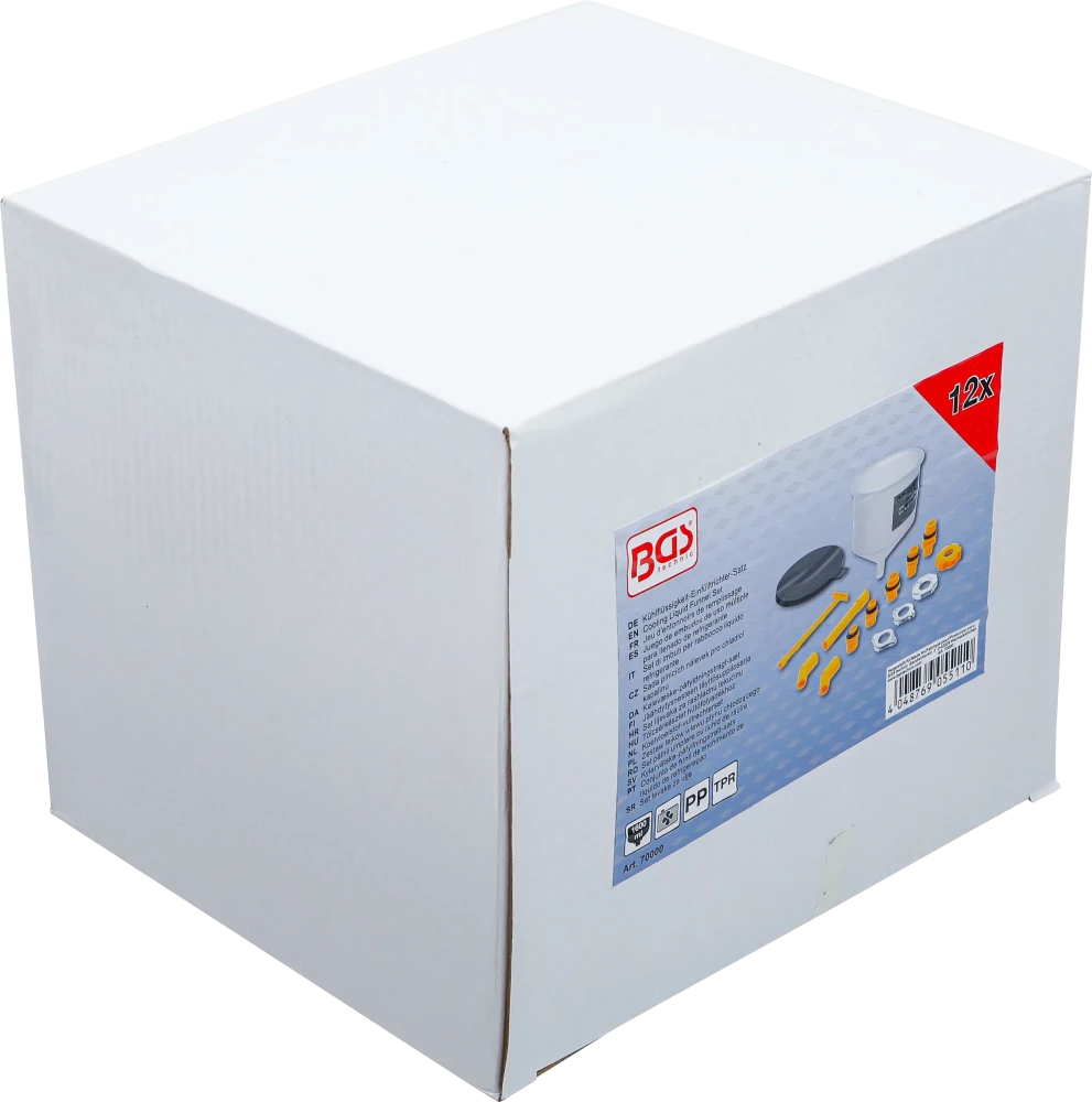 Conjunto de funil de enchimento de líquido de refrigeração | 12 peças
