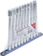 Conjunto de encaixes para chave de caixa perfil em E | XXL | Entrada de quadrado interno de 10 mm (3/8") | E6 - E20 | 10 peças