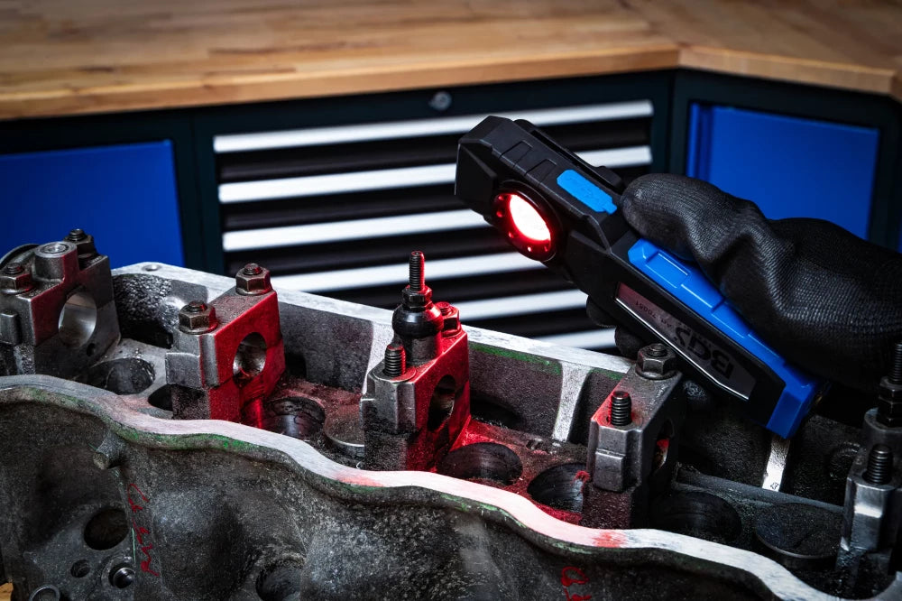 Luz de oficina LED COB com íman e gancho | articulada