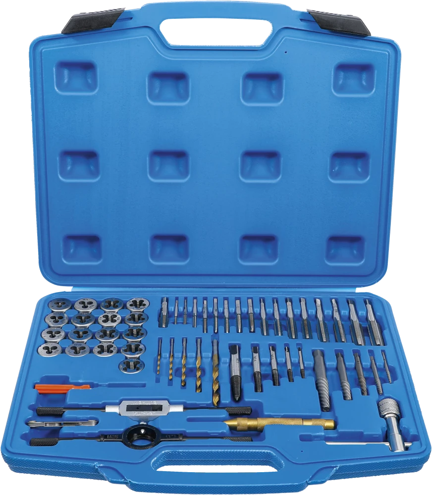 Conjunto de tarraxas | polegada | 1/4" - 1/2" | 56 peças