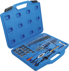 Conjunto de tarraxas | polegada | 1/4" - 1/2" | 56 peças