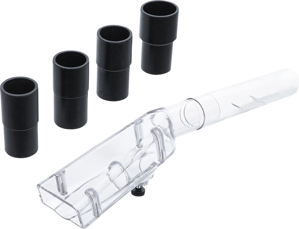 Cabeça de sucção para pistola de limpeza de ar comprimido | pequena | com 4 adaptadores | para BGS 70150