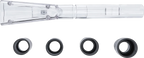 Cabeça de sucção para pistola de limpeza de ar comprimido | pequena | com 4 adaptadores | para BGS 70150